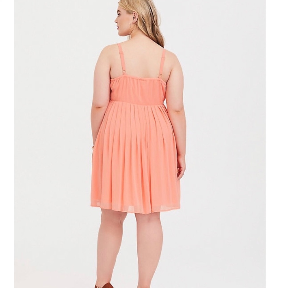 Torrid dress size 1 coral new with tags